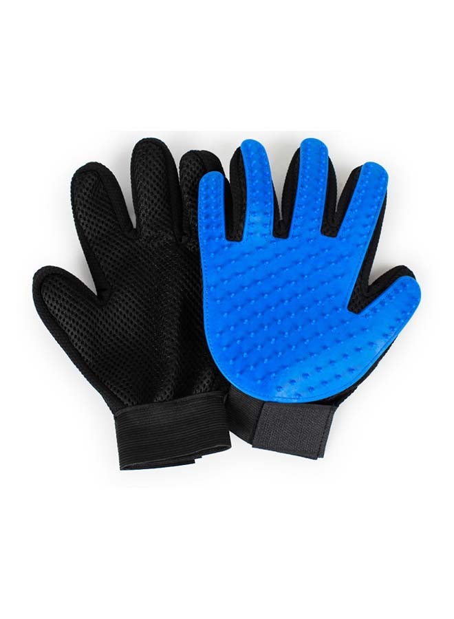 Generic Bathing And Massage Glove Blue/Black 23.2x17.2cm - Image 3
