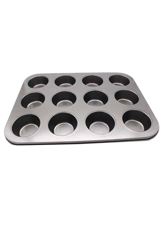 صوجي قالب كعك من الستانلس ستيل أسود 25 x 18.5سم