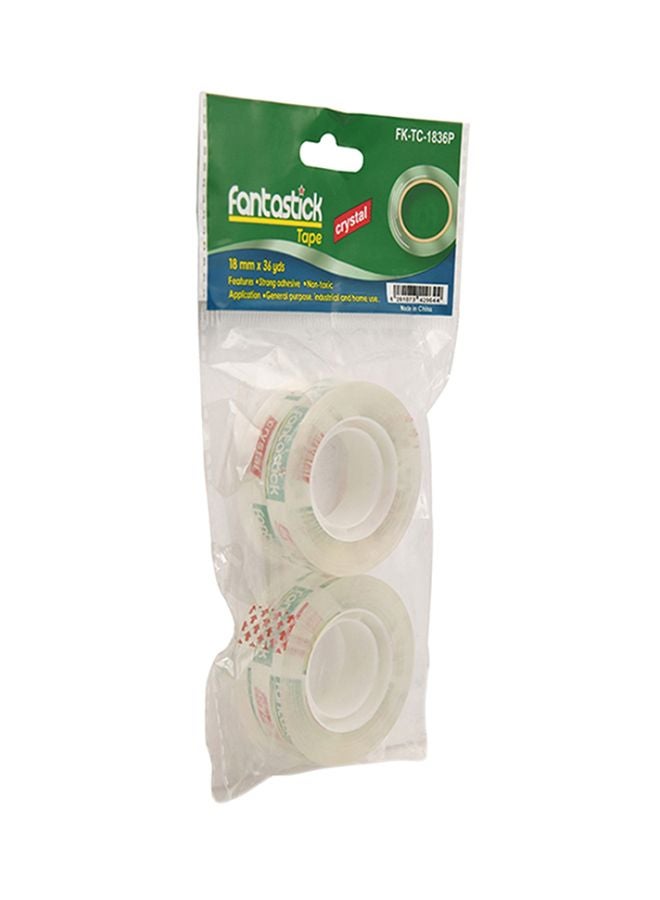 فانتاستيك أشرطة لاصقة فائقة من قطعتين شفاف