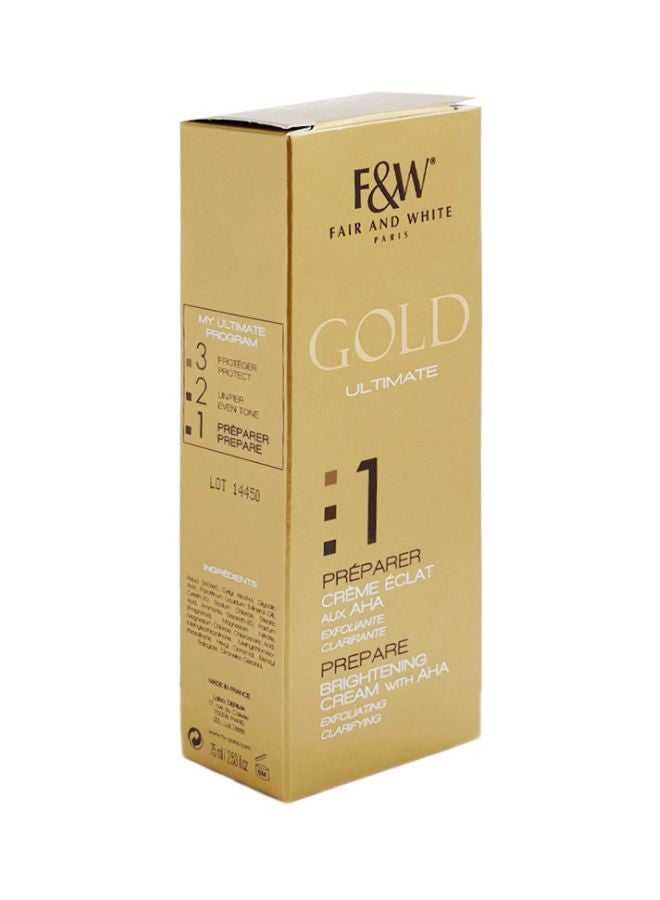 Fair and White Gold Ultimate AHA Brightening Cream Scrub 75ml