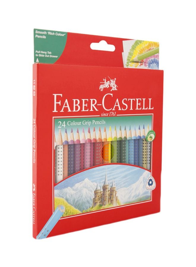 FABER-CASTELL - Faber-Castell-Colour Pencil Grip Cardboard Multicolour - Image 1