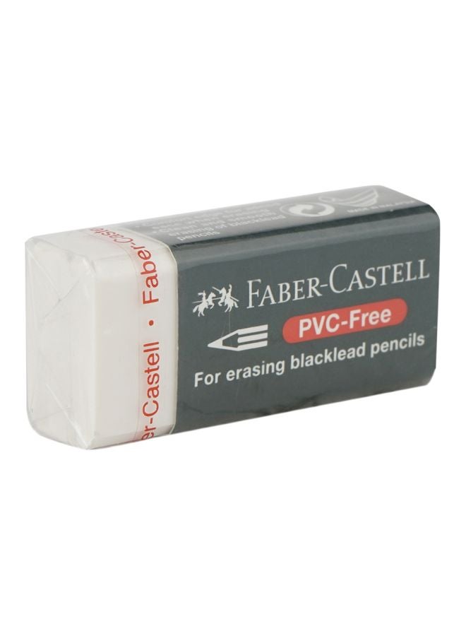 Faber-Castell-Eraser Pvc-Free White