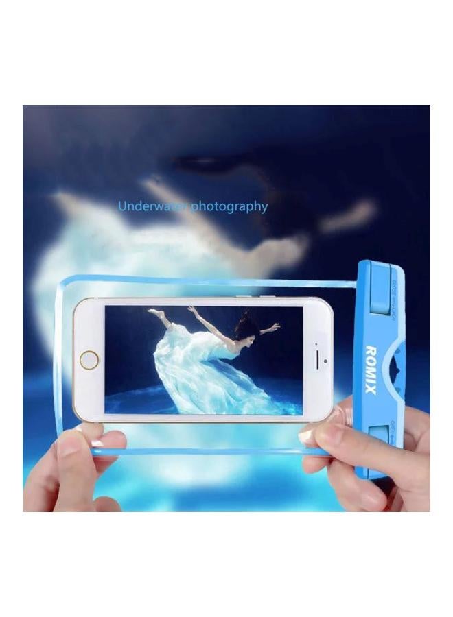 روميكس محفظة موبايل مضادة للماء شفاف/أزرق - Image 2