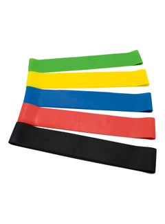 TOEON 5-Piece Fitness Exercise Yoga Stretching Strap With Cloth Bag  - Image 1