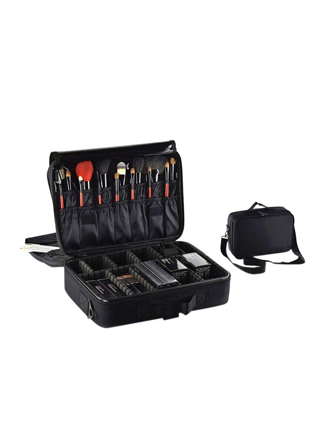 Makeup Organizer Multi-functional Bag Black - Image 2