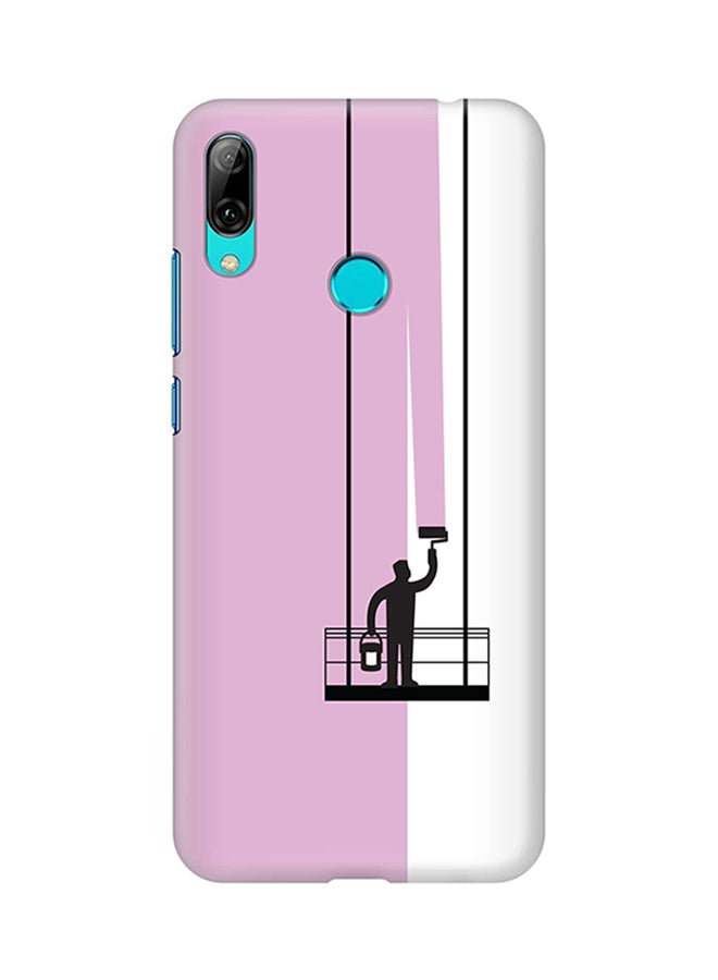 Stylizedd Protective Case Cover For Huawei Y7 Prime (2019) Paint Hanger (Pink) 