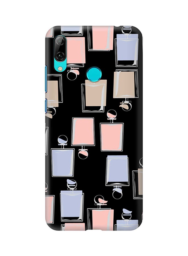 غطاء حماية لموبايل هواوي Y7 برايم (2019) مزين بنقش عبوات عطر