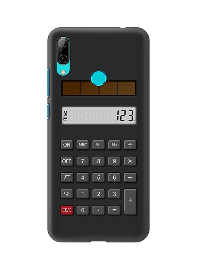 Stylizedd Protective Case Cover For Huawei Y7 Prime (2019) Calc (Black)