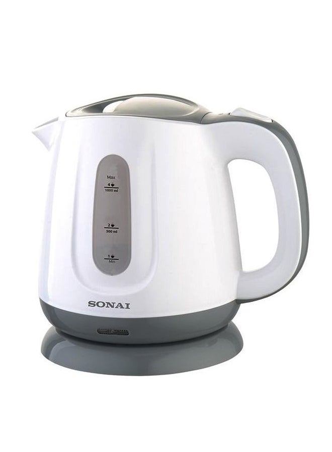 سوناي غلاية كهربائية 1 لتر GK5372 من جيباس SH-2000 أبيض/ رمادي