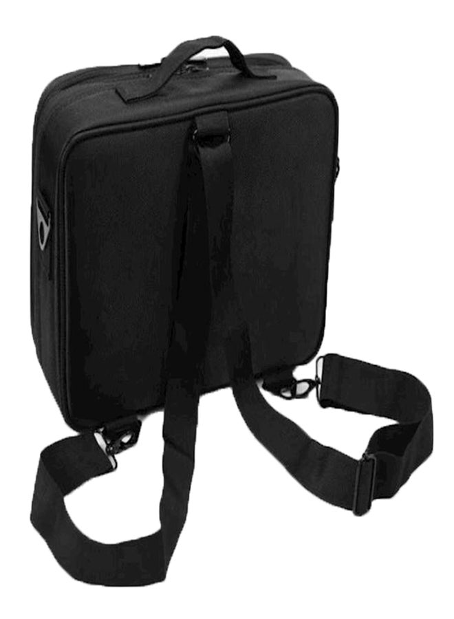 حقيبة مستحضرات تجميل احترافية مكونة من 3 طبقات أسود - Image 3