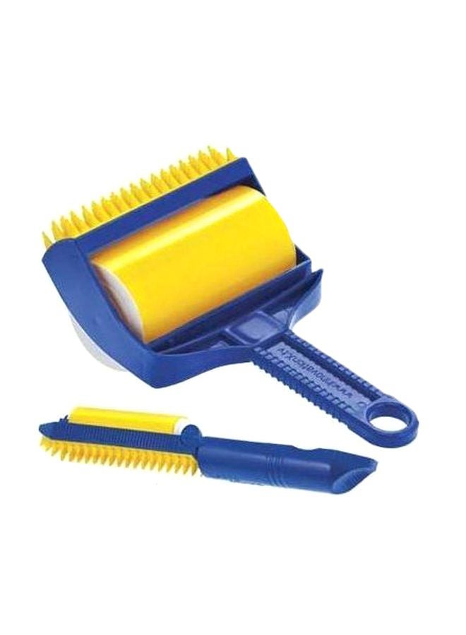 ستيكي بودي طقم فرش أسطوانية لإزالة الوبر مكون من قطعتين أزرق/أصفر - Image 1