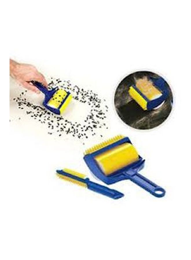 ستيكي بودي طقم فرش أسطوانية لإزالة الوبر مكون من قطعتين أزرق/أصفر - Image 2