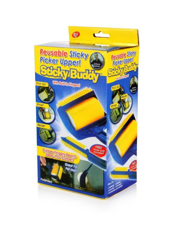 2-Piece Multipurpose Lint Roller Set Blue/Yellow - Image 2