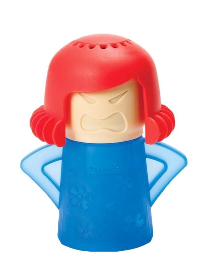 Angry-Mama Microwave Oven Steam Cleaner Blue/Beige/Red