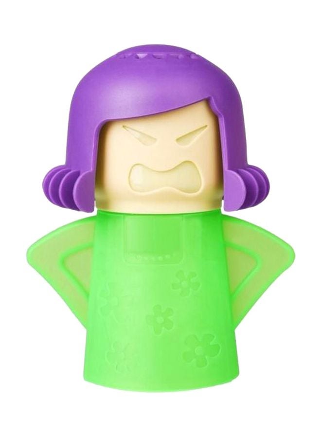 Angry Mama Microwave Oven Steam Cleaner Green/Beige/Purple 6.4x4.3x3.2inch