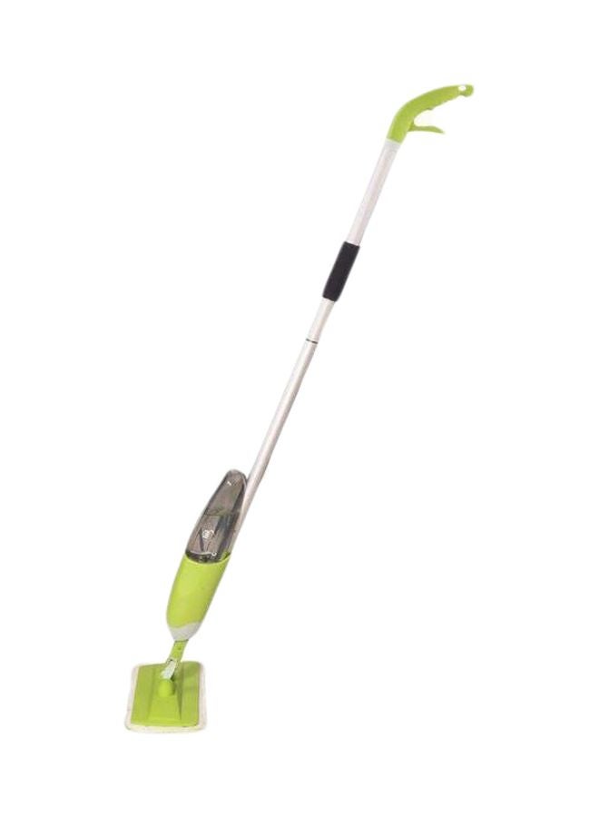 Handheld Microfiber Cleaning Spray Mop Green/Silver - Image 1