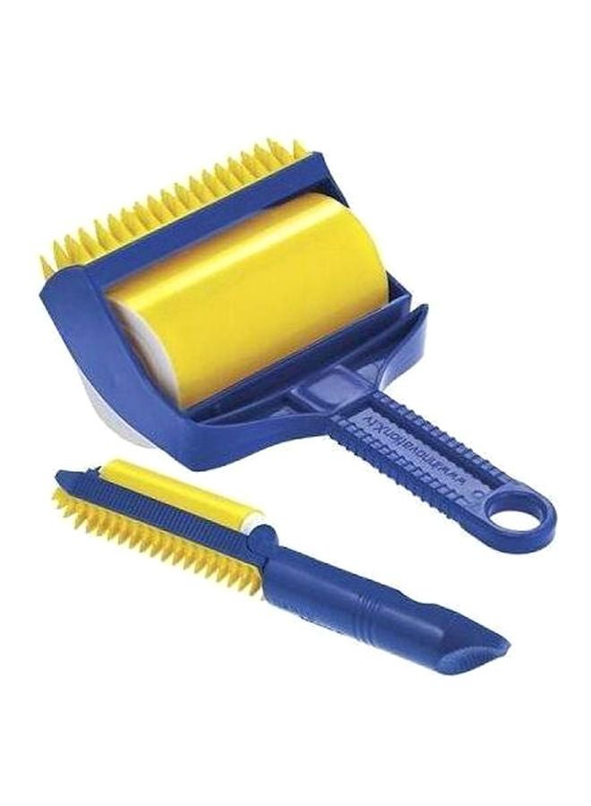2-Piece Lint Roller Set Blue/Yellow - Image 1