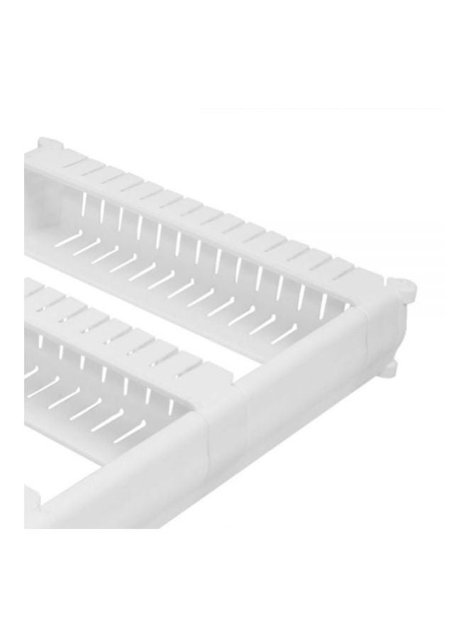 4-Layer Kitchen Trolley Organizer White 54x12x100centimeter - Image 2