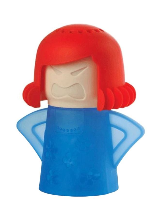 Angry Mama Steamer Microwave Oven Cleaner Blue/Red/Beige  - Image 1