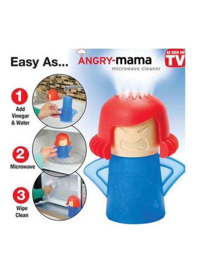 Angry Mama Steamer Microwave Oven Cleaner Blue/Red/Beige  - Image 2