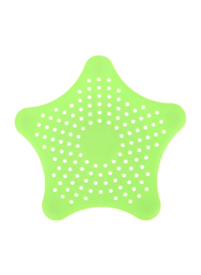 طقم مصفاة بالوعة من السيليكون مكون من 3 قطع أخضر