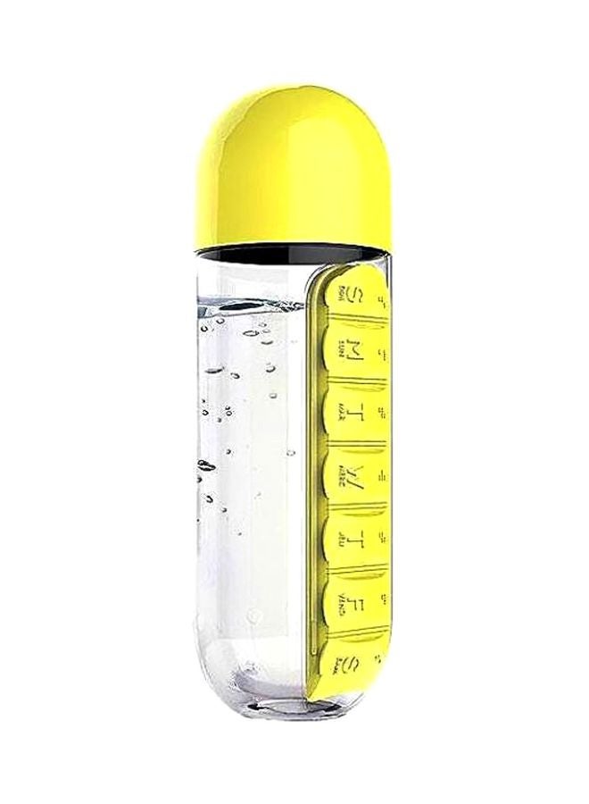 Daily Pill Organizer Water Bottle