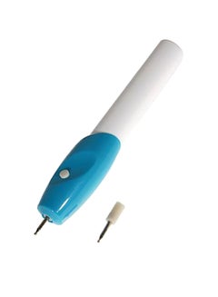 Generic Stainless Steel Engraving Marking Pen White/Blue  - Image 1