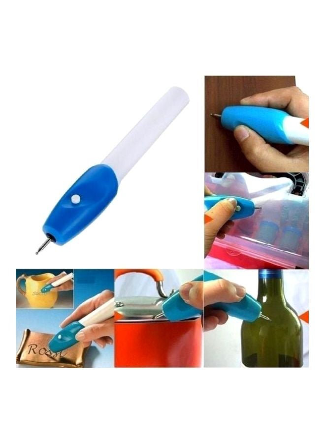 GoodTool DIY Electric Engraving Pen White/Blue/Silver  - Image 3