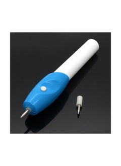 Generic Stainless Steel Engraving Marking Pen White/Blue  - Image 2