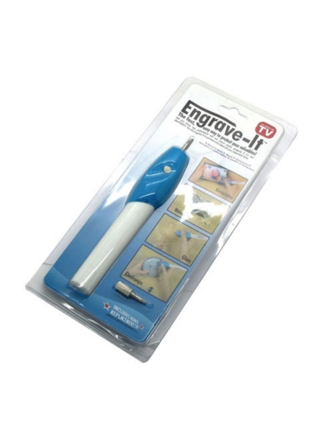 Engrave-It Electric Engraving Pen Blue/White  - Image 4