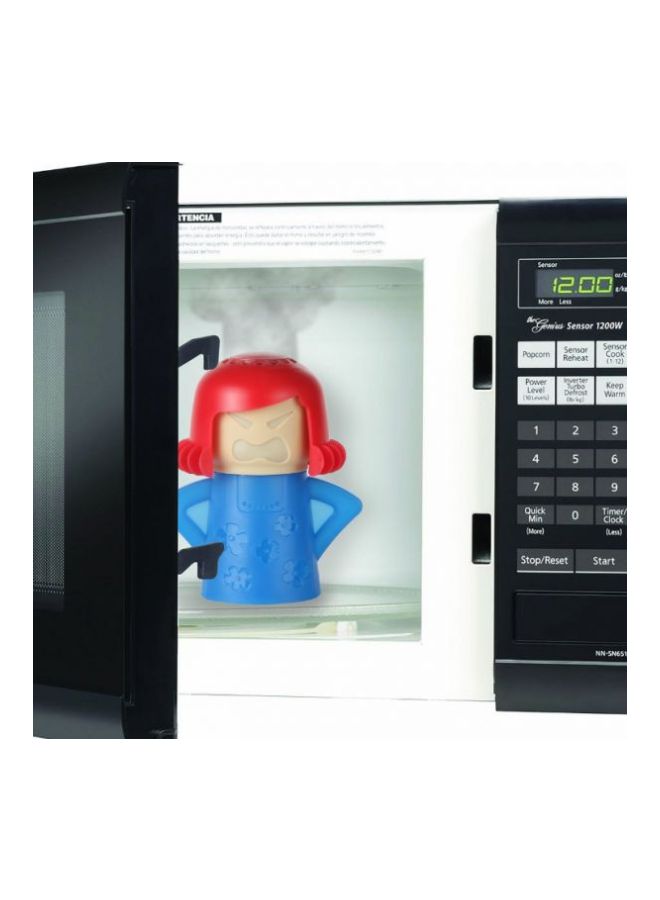 Angry-Mama Microwave Oven Steam Cleaner Blue/Red/Beige - Image 2