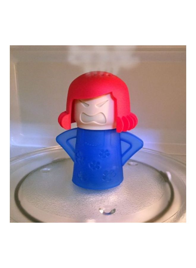 Angry-Mama Microwave Oven Steam Cleaner Blue/Red/Beige - Image 4