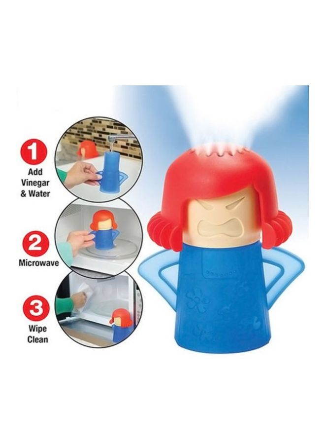 Angry-Mama Microwave Oven Steam Cleaner Blue/Red/Beige - Image 5