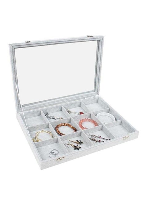 12 Compartment Jewellery Organizer