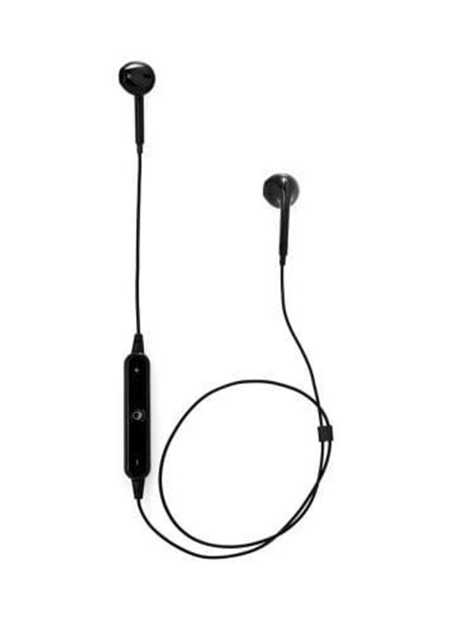 Wireless In-Ear Neckband Headset With Microphone Black  - Image 1