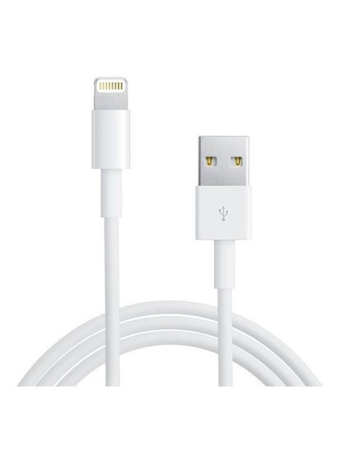 8 Pin USB Data Cable Charger iPod For iPhone 5 / 5S White