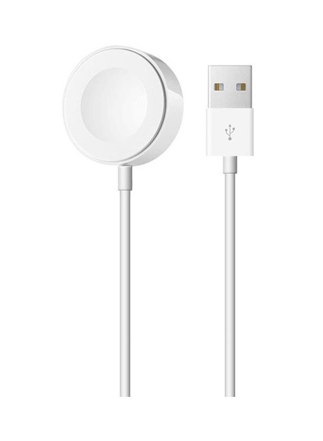 Magnetic Wireless Charging For Smart Watch White