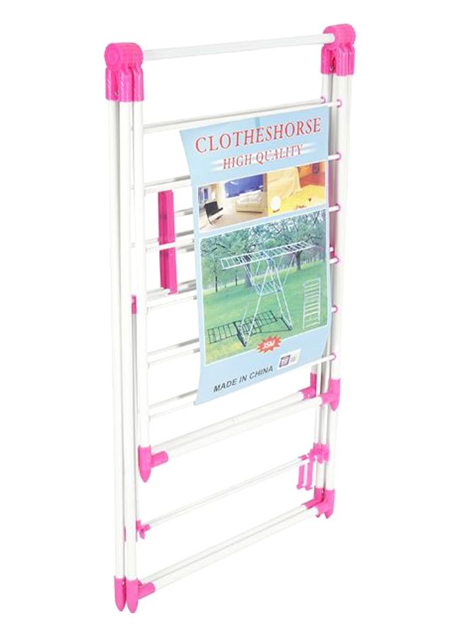 Generic Natural Home Clothes Dryer Stand Pink/White 35meter  - Image 1