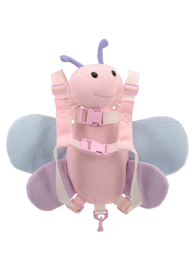 Anti-Lost Bee Shape Plush Backpack With Safety Rope  - Image 1