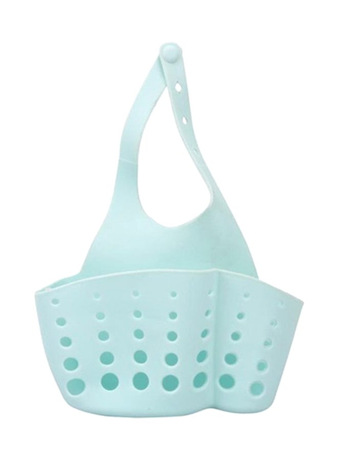 رف حوض بتصميم حامل معلق بكبسولة إغلاق قابلة للتعديل أزرق 15x5x21سم