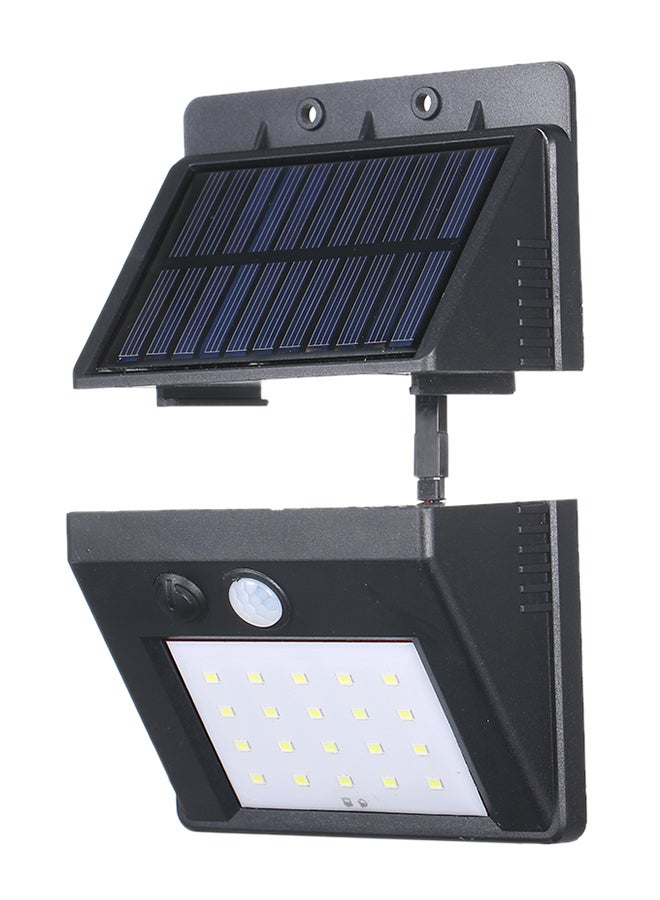 Solar Powered Split Light Motion Sensor Wall Lamp Black 0.222kg - Image 2