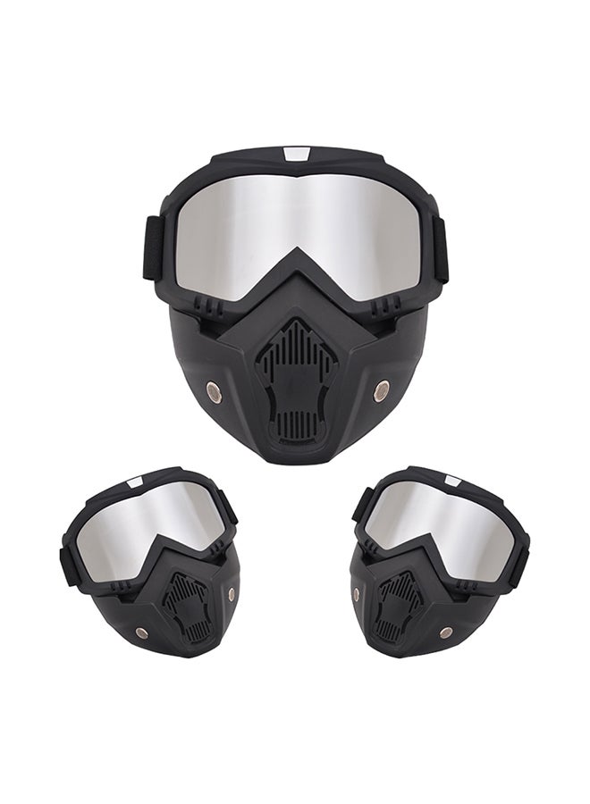 Generic - Motorcycle Helmet Protective Face Mask Shield - Image 1