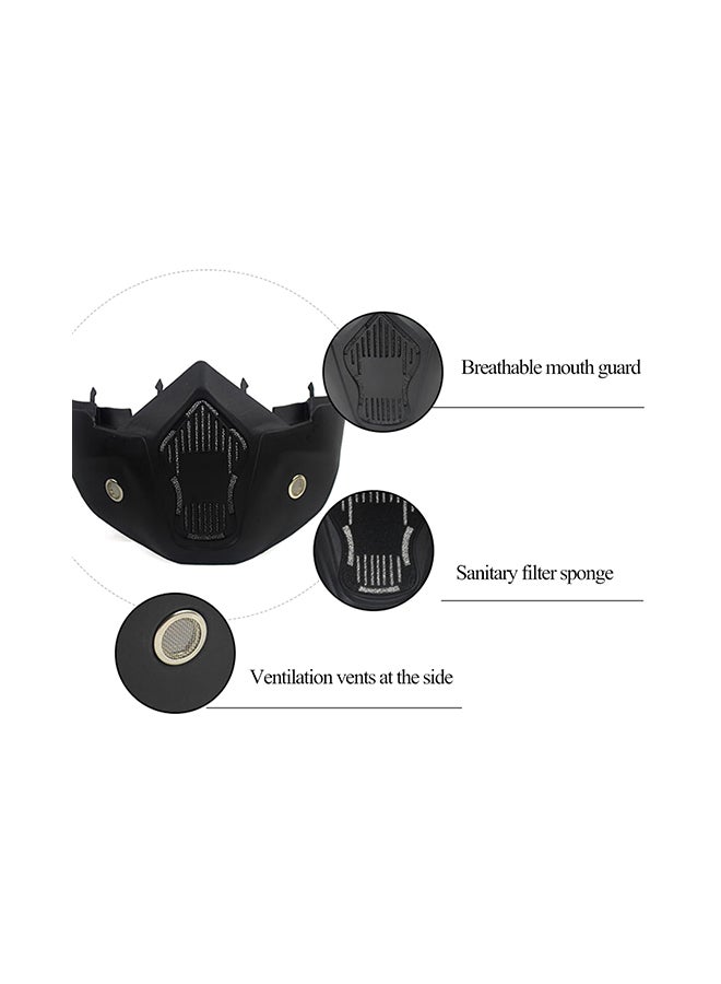 Generic - Motorcycle Helmet Protective Face Mask Shield - Image 1