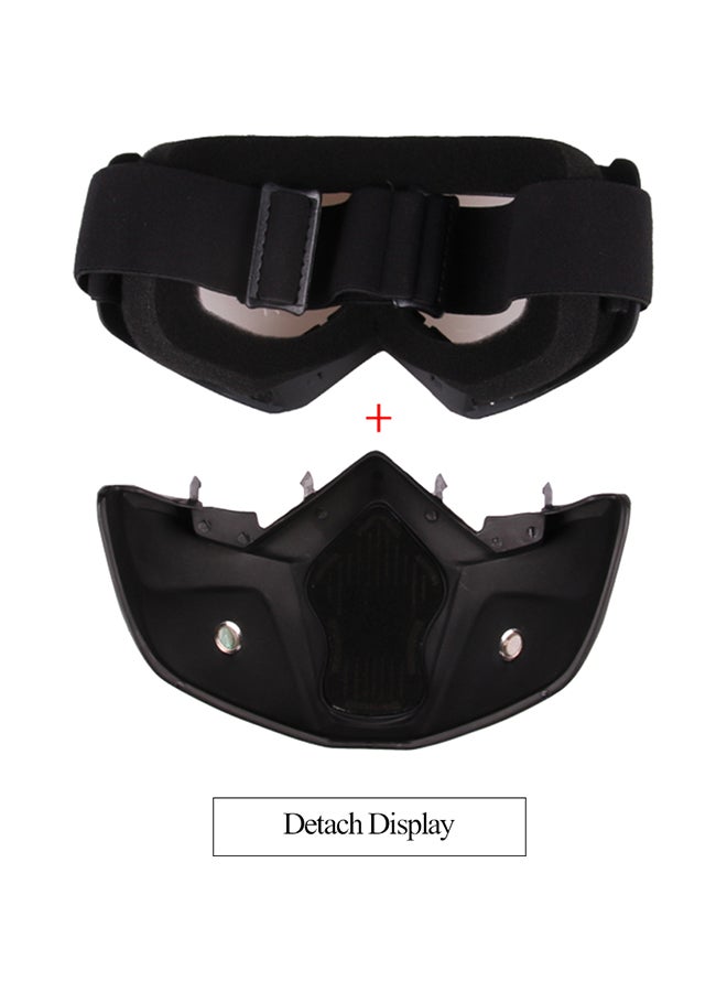 Generic - Motorcycle Helmet Protective Face Mask Shield - Image 1