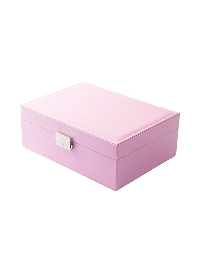 Sharpdo Multiple Compartment Makeup Storage Box Pink - Image 2