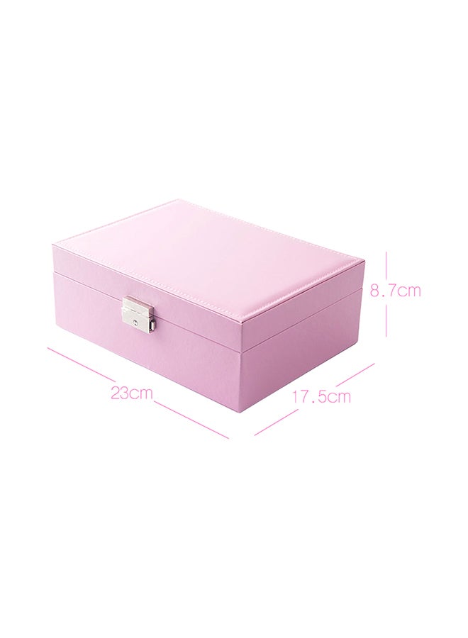 Sharpdo Multiple Compartment Makeup Storage Box Pink - Image 3