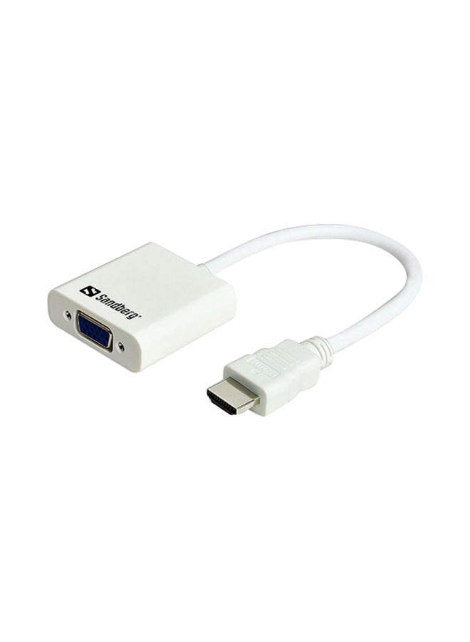 Sandberg USB-C Type Converter Cable White  - Image 1
