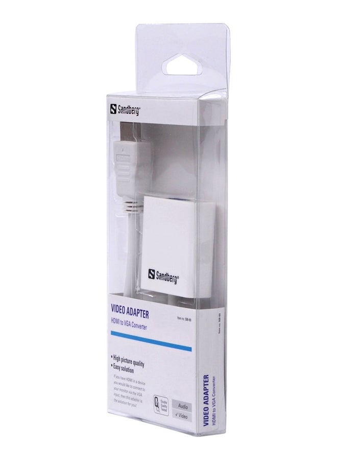 Sandberg USB-C Type Converter Cable White  - Image 2