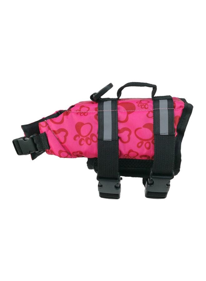 Pet Swimwear Safety Life Jacket For Dog Pink XXS - Image 1