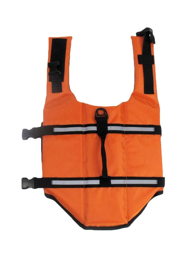 Generic Pet Swimwear Safety Life Jacket For Dog Orange L 